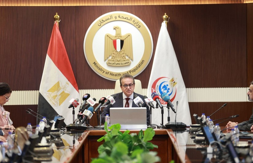 المؤتمر الصحفى لوزير الصحة