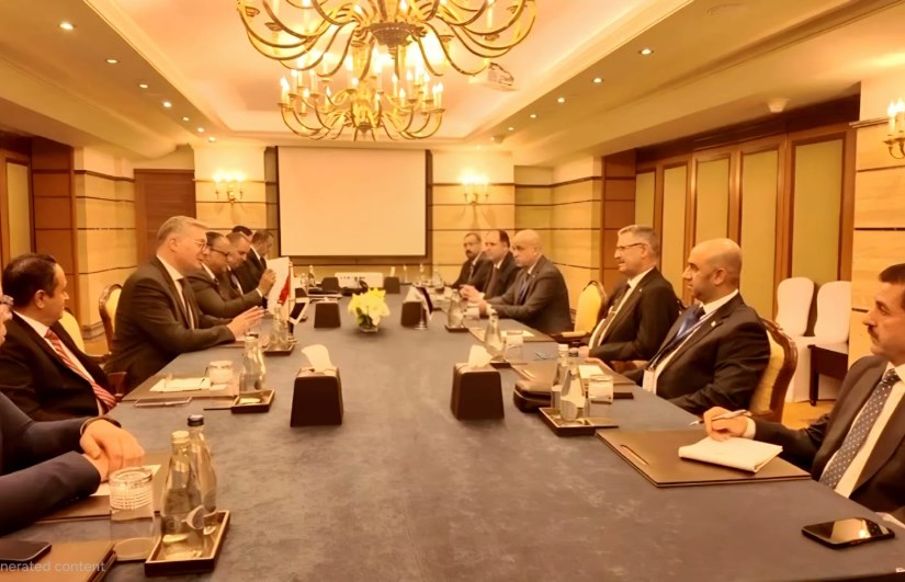 اجتماع وزير البترول مع وزير الكهرباء والماء الكويتي