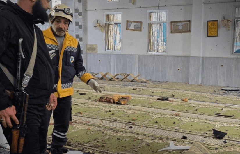 انفجار مسجد في حمص خلال صلاة الجمعة