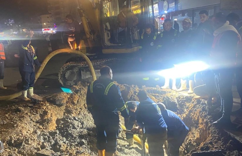 إصلاح تسرب مياه