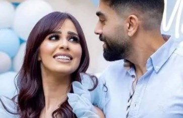 رنا سماحة وزوجها  رنا سماحة وزوجها