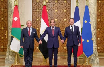 القمة الثلاثية في القاهرة  القمة الثلاثية في القاهرة