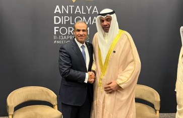 وزير الخارجية ونظيره الكويتي وزير الخارجية ونظيره الكويتي