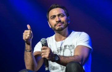 الفنان تامر حسني  الفنان تامر حسني