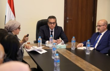 الدكتور خالد عبد الغفار وزير الصحة والسكان  الدكتور خالد عبد الغفار وزير الصحة والسكان