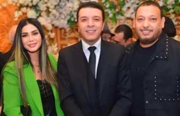 إيناس عز الدين وزوجها ومصطفى كامل  إيناس عز الدين وزوجها ومصطفى كامل