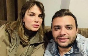 رامي صبري وزوجته  رامي صبري وزوجته