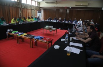 الاجتماع الفني لمباراة الأهلي وصن داونز  الاجتماع الفني لمباراة الأهلي وصن داونز