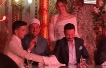 عقد قران هشام جمال وليلي زاهر عقد قران هشام جمال وليلي زاهر