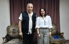 لقاء الخميسي وتامر عبدالمنعم  لقاء الخميسي وتامر عبدالمنعم