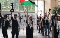 مظاهرات مؤيدة لفلسطين فى جامعة جنيف