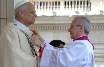 مراسم تنصيب البابا ليو الرابع عشر  مراسم تنصيب البابا ليو الرابع عشر