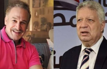 المستشار مرتضى منصور والمخرج عمر زهران  المستشار مرتضى منصور والمخرج عمر زهران