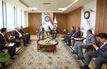 وزير البترول ووفد المؤسسة الكورية 