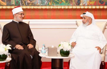 مفتي الجمهورية خلال اللقاء مفتي الجمهورية خلال اللقاء