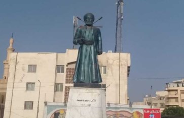 تمثال الإمام محمد عبده بميدان المحطة بدمنهور تمثال الإمام محمد عبده بميدان المحطة بدمنهور
