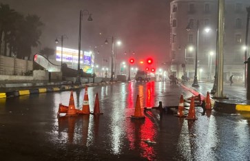 أمطار بالإسكندرية