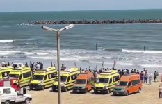 حادث سقوط طائرة في شاطئ رأس البر 