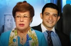 الدكتورة نوال الدجوي وحفيدها  الدكتورة نوال الدجوي وحفيدها