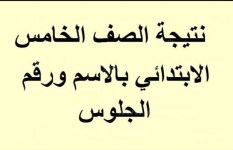 نتيجة الصف الخامس الابتدائي الترم الثاني 2025 نتيجة الصف الخامس الابتدائي الترم الثاني 2025