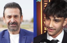 كريم عبد العزيز ونجله  كريم عبد العزيز ونجله