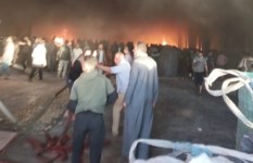 حريق محطة بطاطس بالبحيرة 