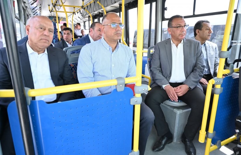 كامل الوزير يتفقد مشروع الأتوبيس الترددي BRT كامل الوزير يتفقد مشروع الأتوبيس الترددي BRT
