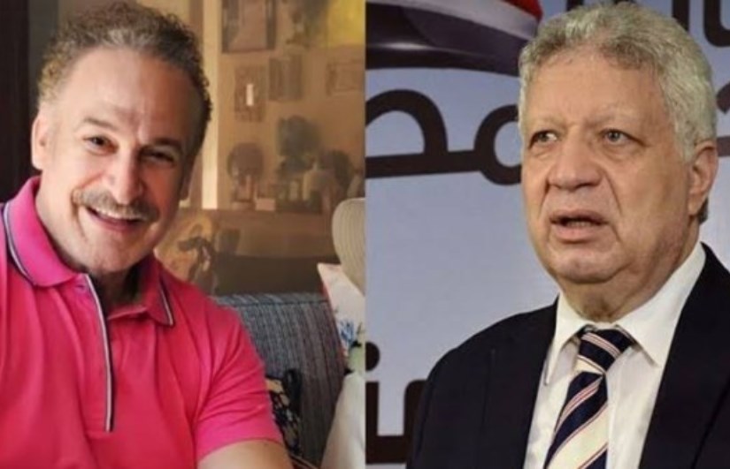 المستشار مرتضى منصور والمخرج عمر زهران المستشار مرتضى منصور والمخرج عمر زهران