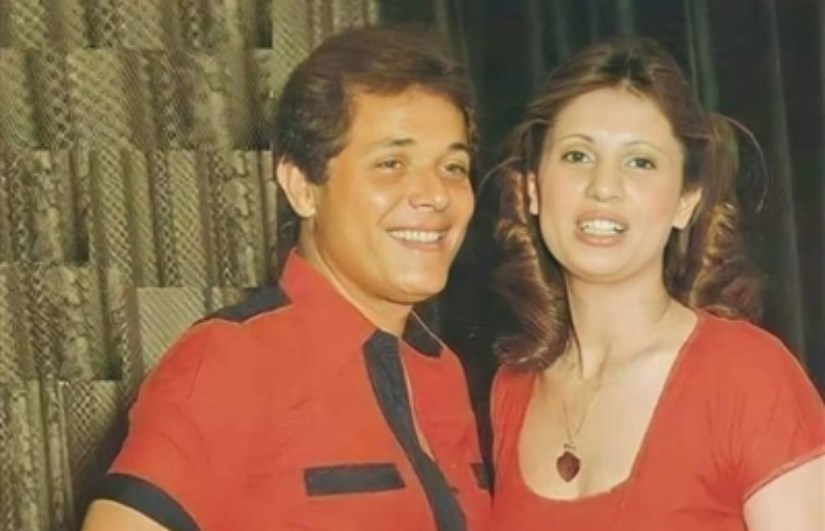محمود عبد العزيز وجيلان زوجته محمود عبد العزيز وجيلان زوجته