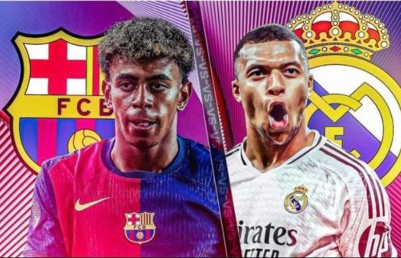 برشلونة وريال مدريد برشلونة وريال مدريد