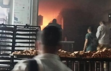 حريق مخبز في أكتوبر  حريق مخبز في أكتوبر
