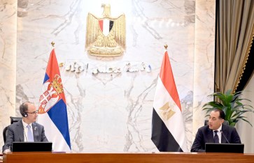 رئيسا وزراء مصر وصربيا  رئيسا وزراء مصر وصربيا