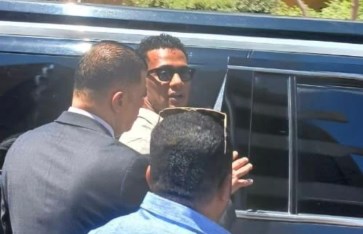 الفنان محمد رمضان في محكمة الطفل  الفنان محمد رمضان في محكمة الطفل