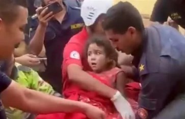 وفاة الطفلة حور ضحية انهيار عقارين بحدائق القبة 