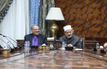 شيخ الأزهر ود. أندريه زكي شيخ الأزهر ود. أندريه زكي