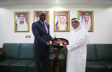 رئيس الغرفة والسفير الغيني
