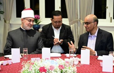 رئيس سنغافورة ومفتي الجمهورية