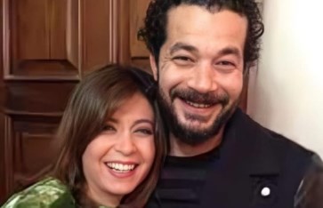 منال سلامة وشريف سلامة  منال سلامة وشريف سلامة