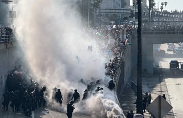 احتجاجات في لوس انجلوس  احتجاجات في لوس انجلوس