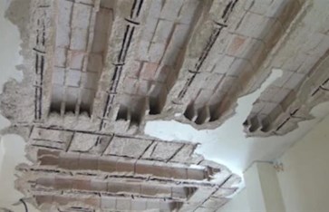 إنهيار سقف إنهيار سقف