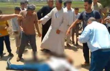 تعدي مواطن على موظف تعديات بسوهاج