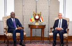 وزير الخارجية ونظيره في بنين  وزير الخارجية ونظيره في بنين