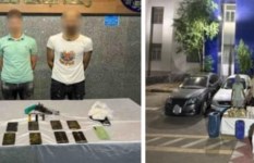 المتهمين والمضبوطات  المتهمين والمضبوطات