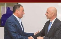 الخطيب ورئيس فيفا 