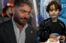 تامر حسني ونجله تامر حسني ونجله