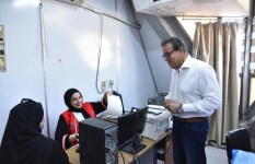 جولة تفقدية مفاجئة لوزير الصحة لمركز صقر قريش الطبى جولة تفقدية مفاجئة لوزير الصحة لمركز صقر قريش الطبى