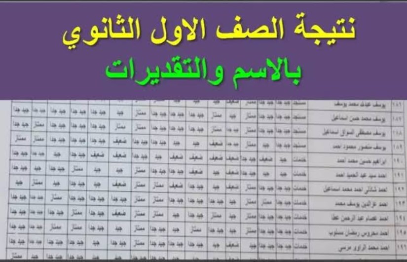 نتيجة الصف الأول الثانوي الترم الثاني محافظة الدقهلية نتيجة الصف الأول الثانوي الترم الثاني محافظة الدقهلية
