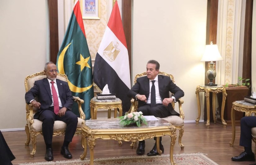 وزير الصحة ونظيره الموريتاني وزير الصحة ونظيره الموريتاني