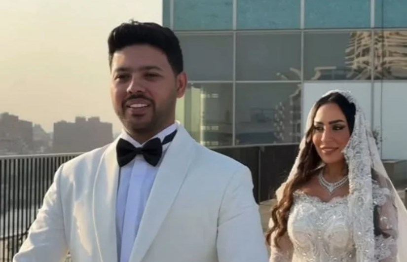 حفل زفاف محمد شاهين على منتجة إماراتية حفل زفاف محمد شاهين على منتجة إماراتية