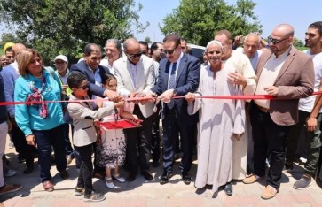 افتتاح خدمات الصرف الصحي بالمنوفية  افتتاح خدمات الصرف الصحي بالمنوفية